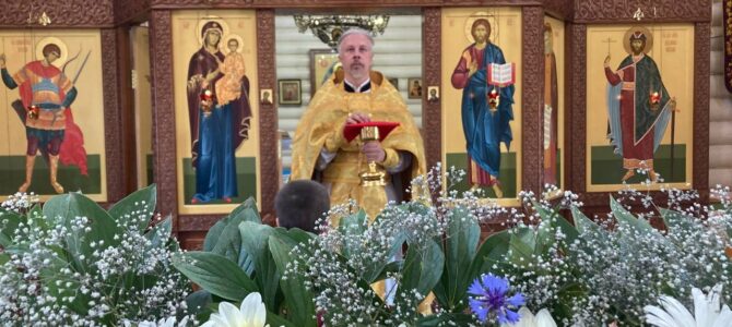 7 лет со дня Великого освящения храма в с. Конево