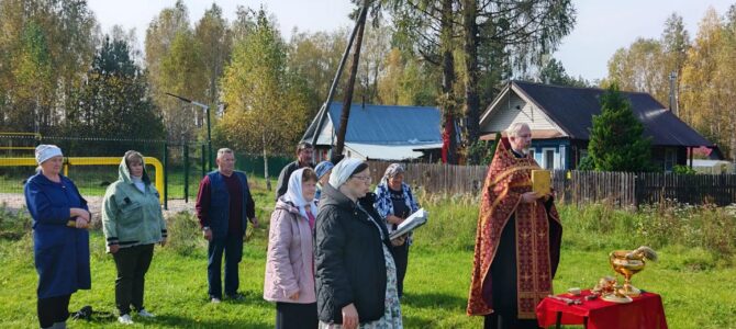 Ежегодный молебен в Малинино
